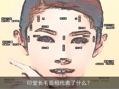 印堂长毛面相代表了什么？