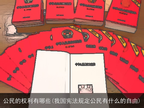 公民的权利有哪些(我国宪法规定公民有什么的自由)