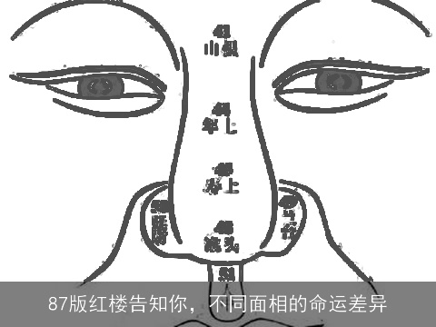 87版红楼告知你，不同面相的命运差异