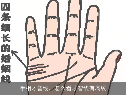 手相才智线，怎么看才智线有岛纹