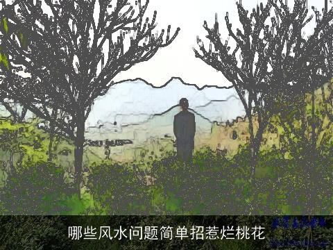 哪些风水问题简单招惹烂桃花