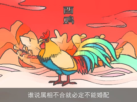 谁说属相不合就必定不能婚配