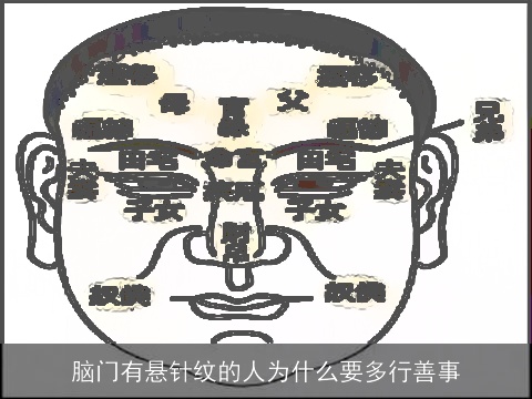 脑门有悬针纹的人为什么要多行善事