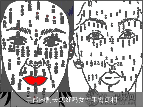手臂内侧长痣好吗女性手臂痣相