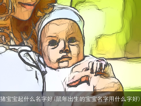 猪宝宝起什么名字好(鼠年出生的宝宝名字用什么字好)