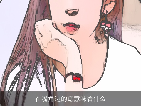 在嘴角边的痣意味着什么
