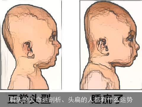 扁头的人命运剖析、头扁的人都有什么运势