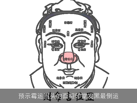 预示霉运当头的面相印堂发黑最倒运