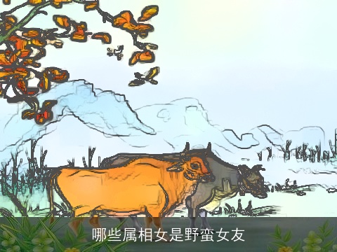 哪些属相女是野蛮女友