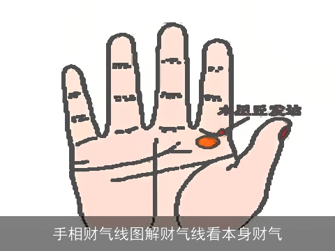 手相财气线图解财气线看本身财气