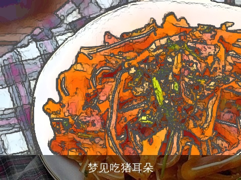 梦见吃猪耳朵
