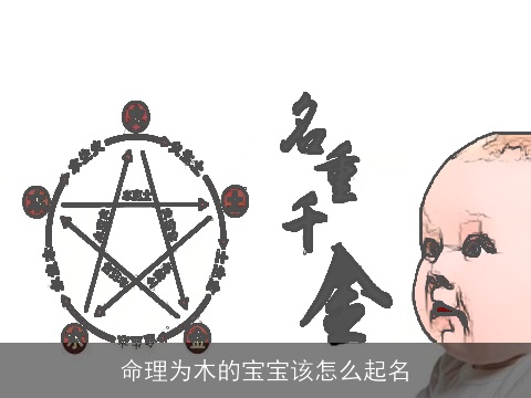 命理为木的宝宝该怎么起名