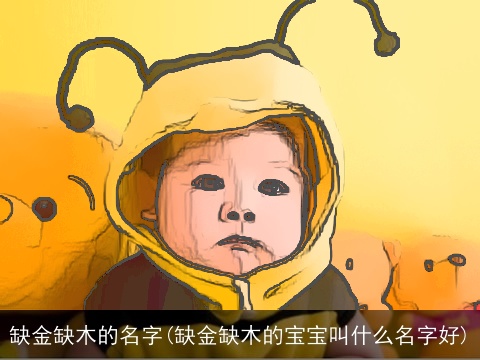 缺金缺木的名字(缺金缺木的宝宝叫什么名字好)