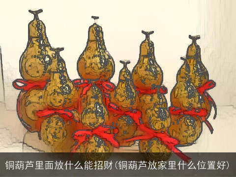 铜葫芦里面放什么能招财(铜葫芦放家里什么位置好)