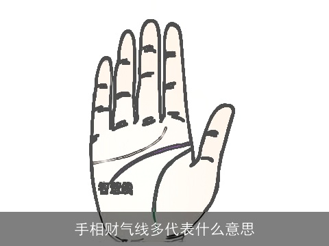 手相财气线多代表什么意思