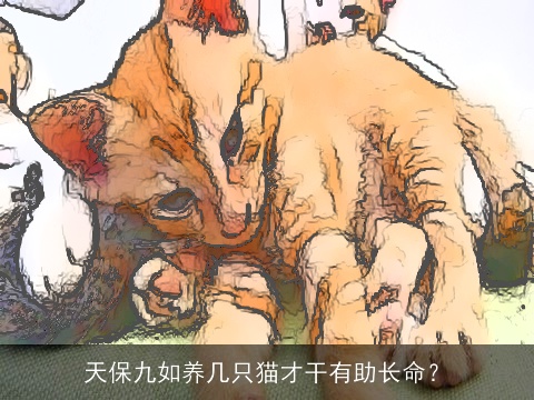 天保九如养几只猫才干有助长命？