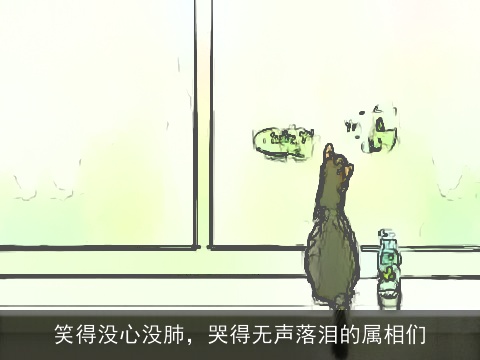 笑得没心没肺，哭得无声落泪的属相们