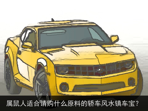 属鼠人适合请购什么原料的轿车风水镇车宝？