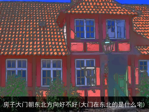 房子大门朝东北方向好不好(大门在东北的是什么宅)