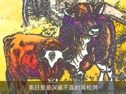 素日里最深藏不露的属相男