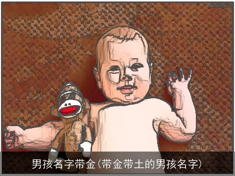 男孩名字带金(带金带土的男孩名字)