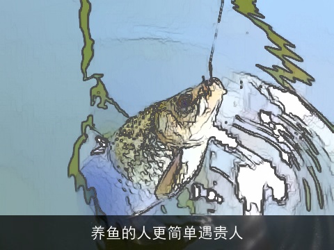 养鱼的人更简单遇贵人