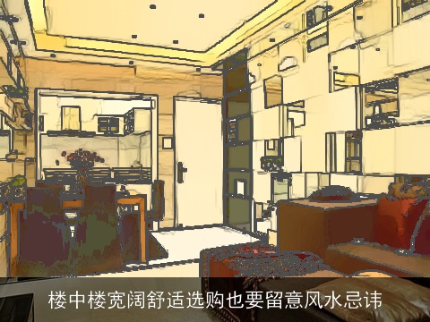 楼中楼宽阔舒适选购也要留意风水忌讳