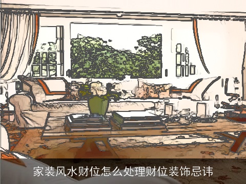 家装风水财位怎么处理财位装饰忌讳