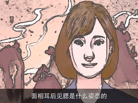 面相耳后见腮是什么姿态的