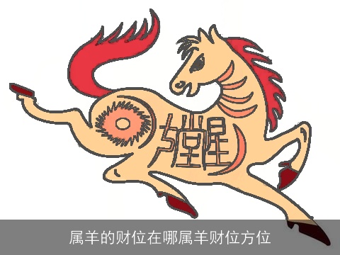 属羊的财位在哪属羊财位方位