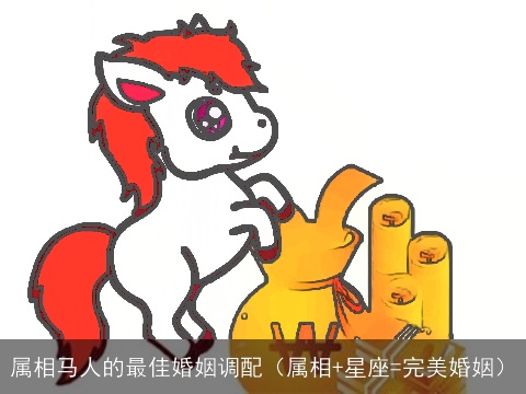 属相马人的最佳婚姻调配（属相+星座=完美婚姻）