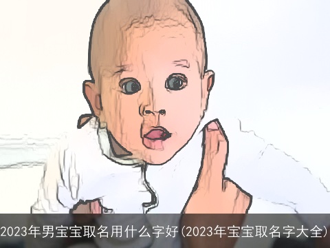 2023年男宝宝取名用什么字好(2023年宝宝取名字大全)