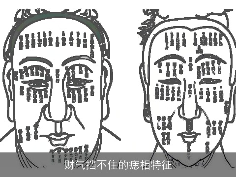 财气挡不住的痣相特征