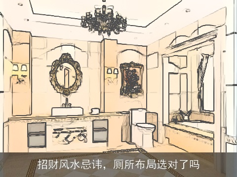 招财风水忌讳，厕所布局选对了吗