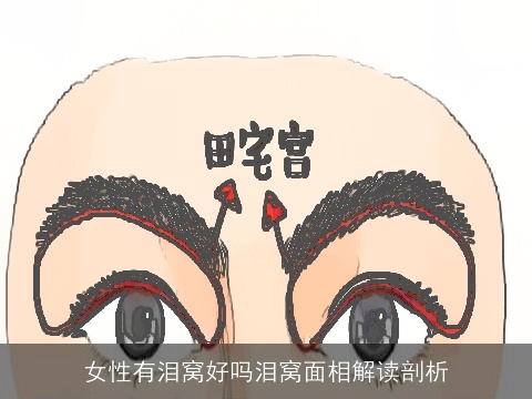 女性有泪窝好吗泪窝面相解读剖析