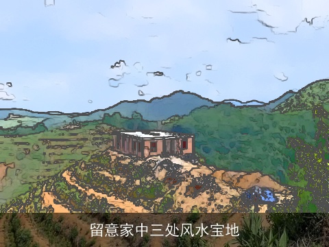 留意家中三处风水宝地