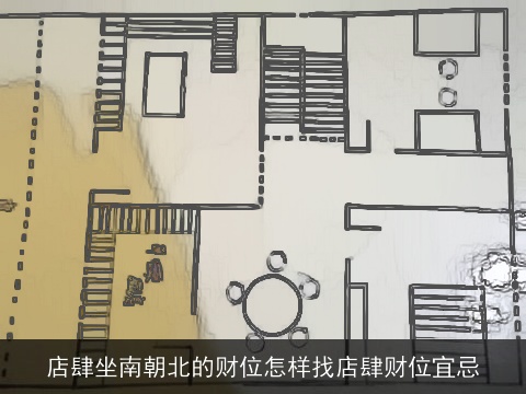 店肆坐南朝北的财位怎样找店肆财位宜忌