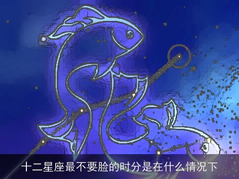 十二星座最不要脸的时分是在什么情况下