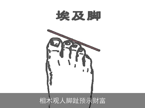 相术观人脚趾预示财富
