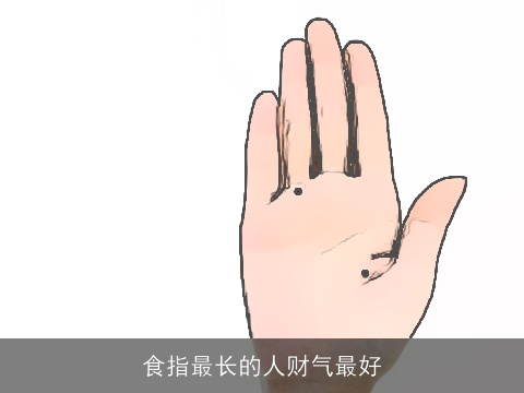 食指最长的人财气最好
