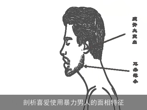 剖析喜爱使用暴力男人的面相特征