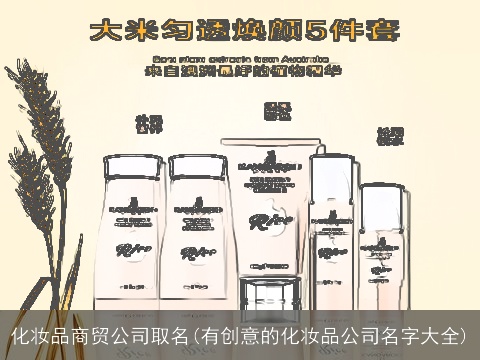 化妆品商贸公司取名(有创意的化妆品公司名字大全)