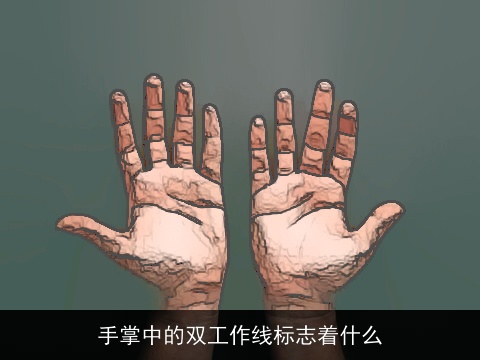 手掌中的双工作线标志着什么
