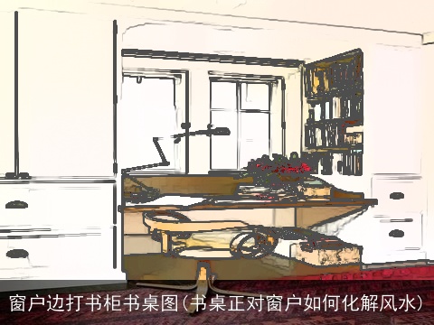 窗户边打书柜书桌图(书桌正对窗户如何化解风水)