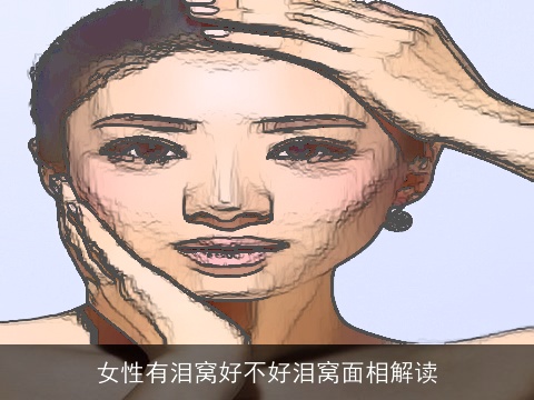 女性有泪窝好不好泪窝面相解读