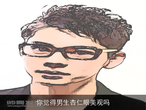 你觉得男生杏仁眼美观吗