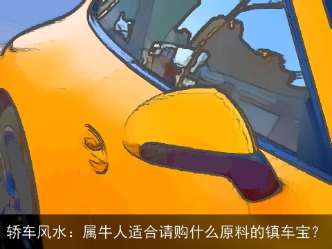 轿车风水：属牛人适合请购什么原料的镇车宝？