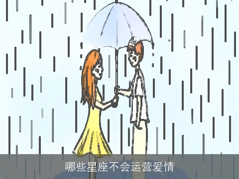 哪些星座不会运营爱情