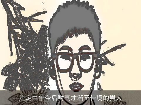 注定中年今后财气才渐至佳境的男人