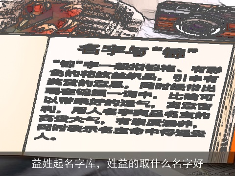 益姓起名字库，姓益的取什么名字好